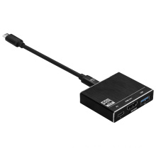 3 in 1 USB 3.1 Type C to HDMI 4K 60Hz USB 3.0 Hub with Type-C Power Delivery 100W Charge Digital AV Cable Adapter